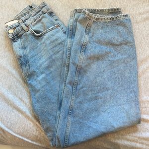Zara high waisted wide leg jeans